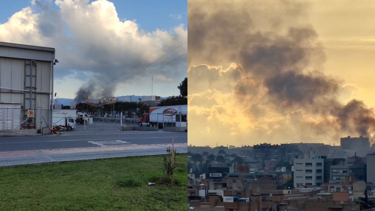 El incendio se presentó en la tarde del sábado 28 de enero. Foto: Camilo Castro y @iamnotclarkson (Twitter)