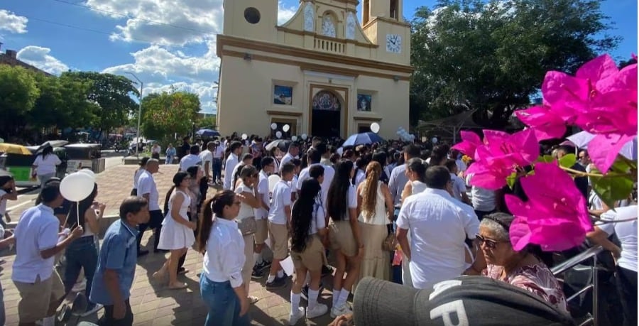 La comunidad pide justicia por el asesinato de la menor de 11 años de edad en Baranoa, Atlántico.