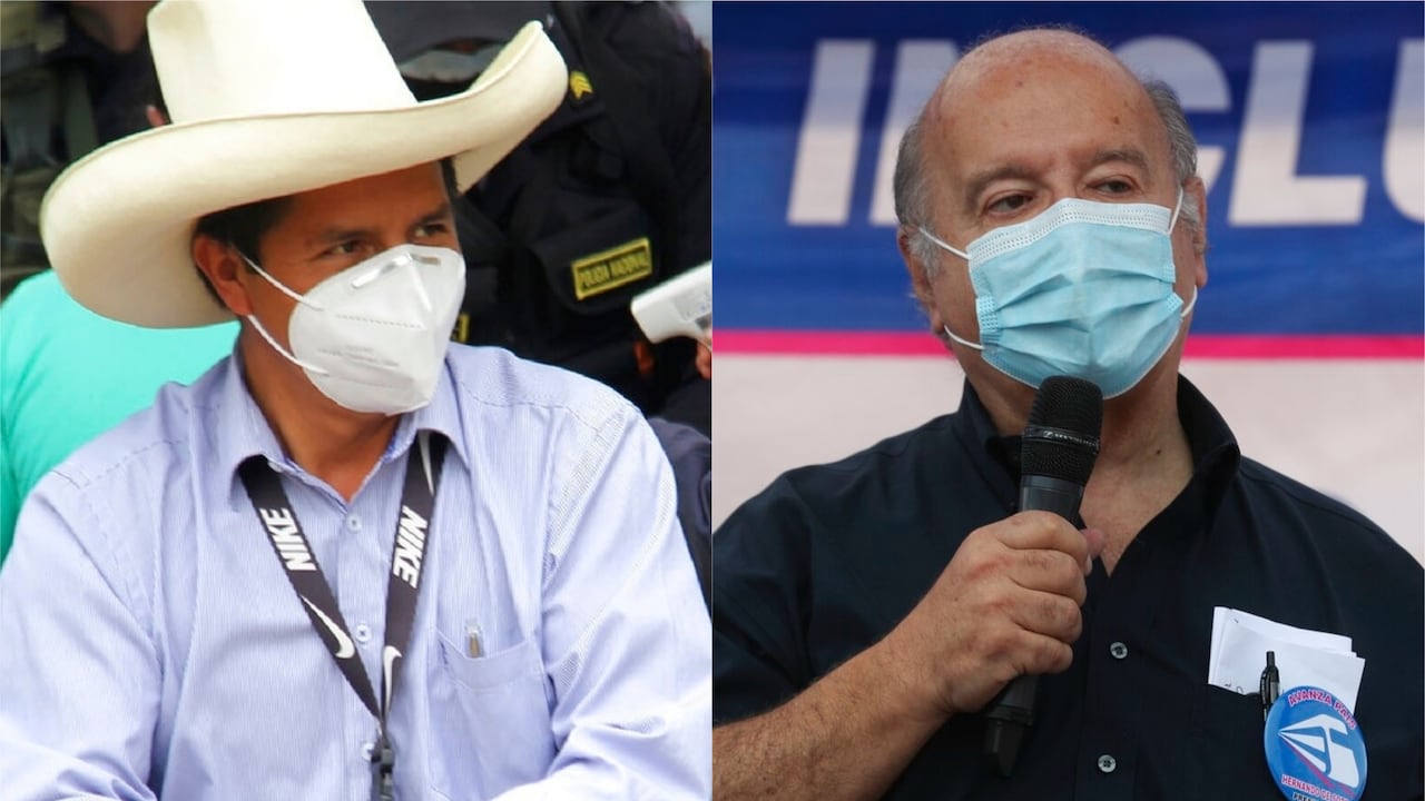 Pedro Castillo y Hernando de Soto, hombro a hombro en la carrera por la Presidencia peruana