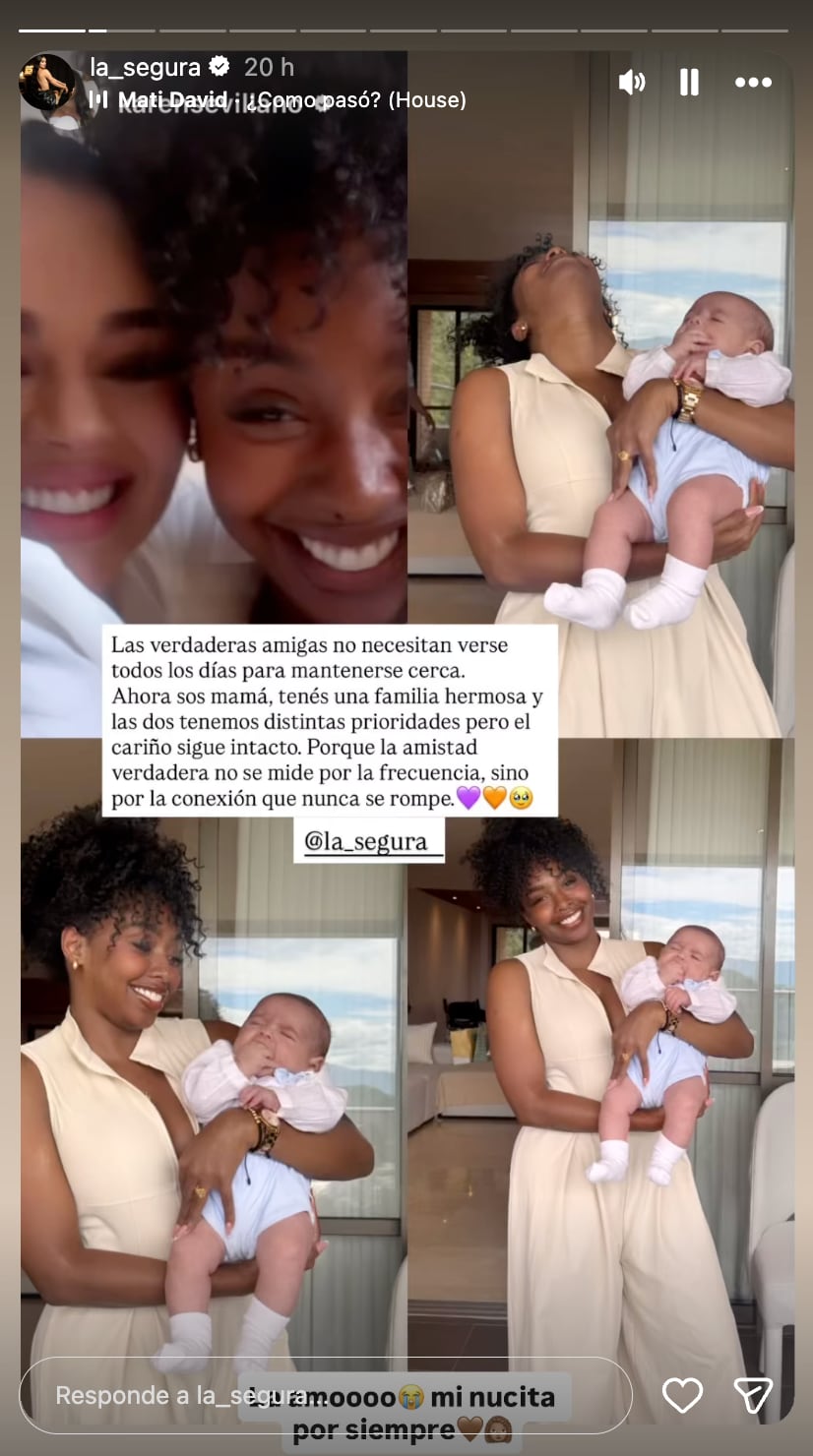 Karen Sevillano conoció a Lucca Baladán Segura, hijo de La Segura e Ignacio Baladán.