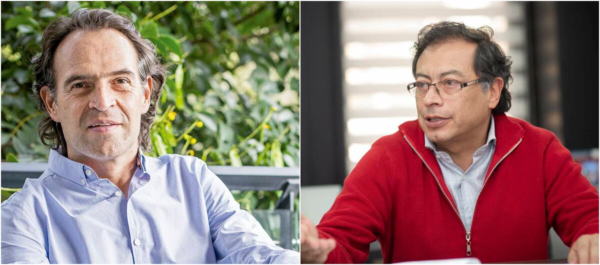 Federico Gutiérrez y Gustavo Petro, exalcaldes de Medellín y Bogotá, respectivamente
