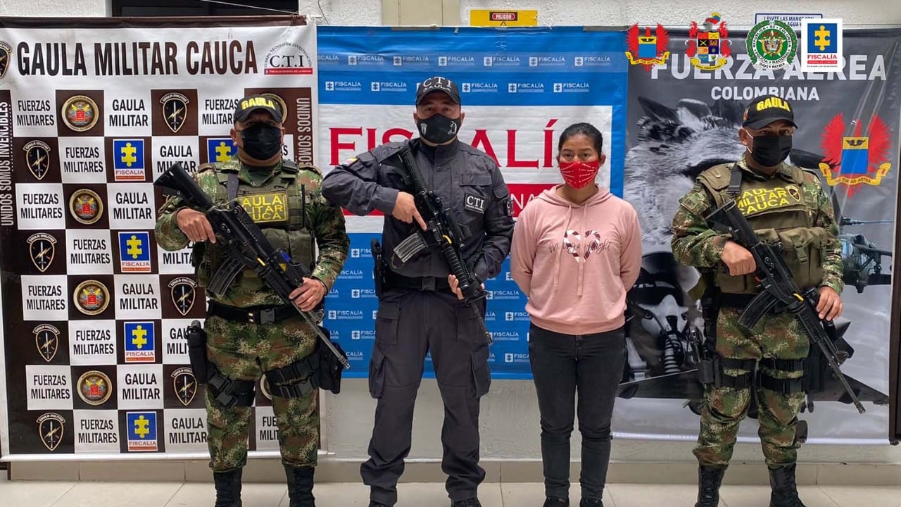 Alias Claudia es señalada del secuestro de un par de extranjeros en el departamento del Cauca.