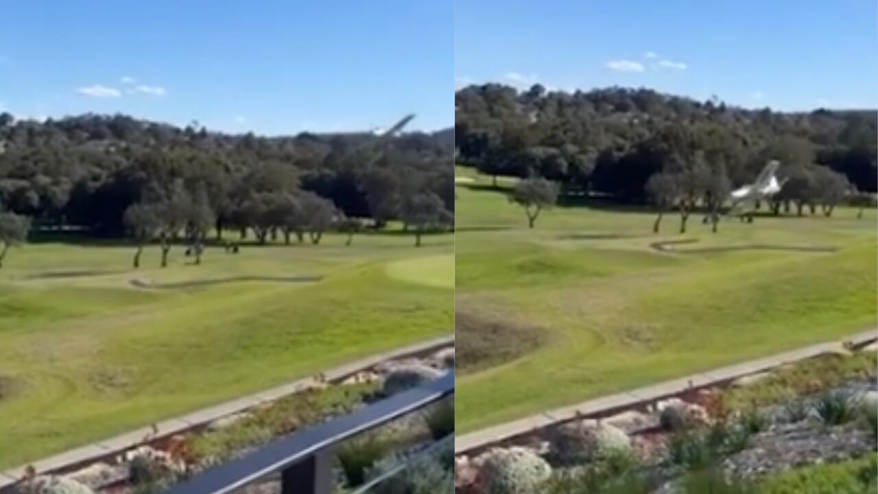 Un pequeño avión de la Fuerza Aérea de Estados Unidos se estrelló en un campo en Oklahoma City
