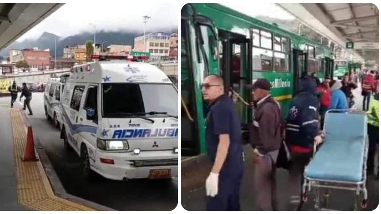 Accidente en el Portal 20 de Julio dejó 16 personas heridas.