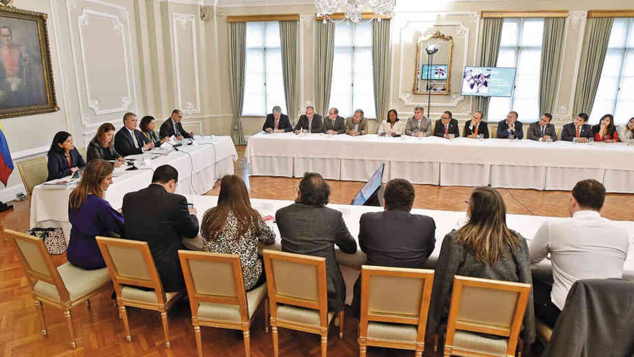 En la reunión con La U, fue claro el malestar de los congresistas con la falta de representación.