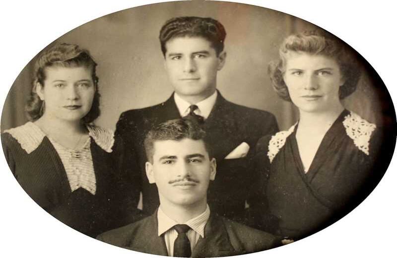  Ximénez y sus hermanos. Elvira, Rafael, Isabel y José Joaquín.