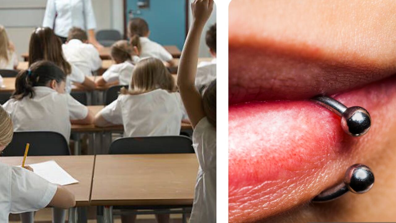 La rectora Olga Narváez indicó a los padres de familia que no estén de acuerdo con las medidas impuestas que pueden buscar otra institución educativa para sus hijos.