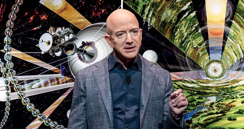El plan de Bezos es muy parecido al trabajo que hizo el físico Gerard O’Neill en 1875 para la Nasa. Cree que vivir en el espacio es el paso lógico ante el aumento de la población y la escasez de recursos. Según él, en el sistema solar hay energía suficiente para albergar a un millón de humanos. 