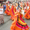 Desfile folclórico del Festival Cultural del Sinú.