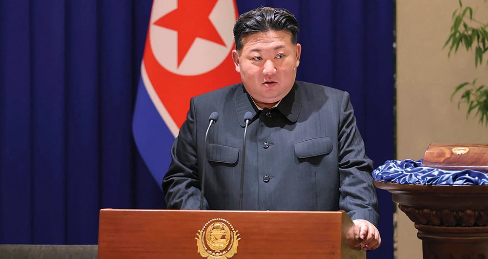 Kim Jong-un líder de Corea del Norte.