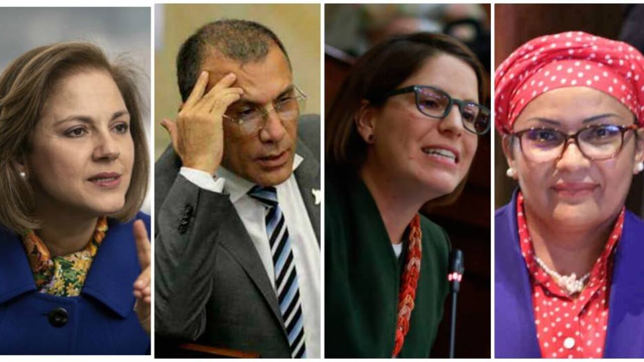 María del Rosario Guerra, Roy Barreras, Juanita Goebertus y Victoria Sandino