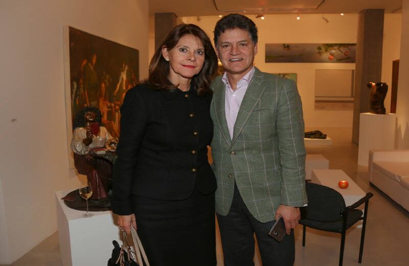 Marta Lucía Ramírez y Álvaro Rincón.