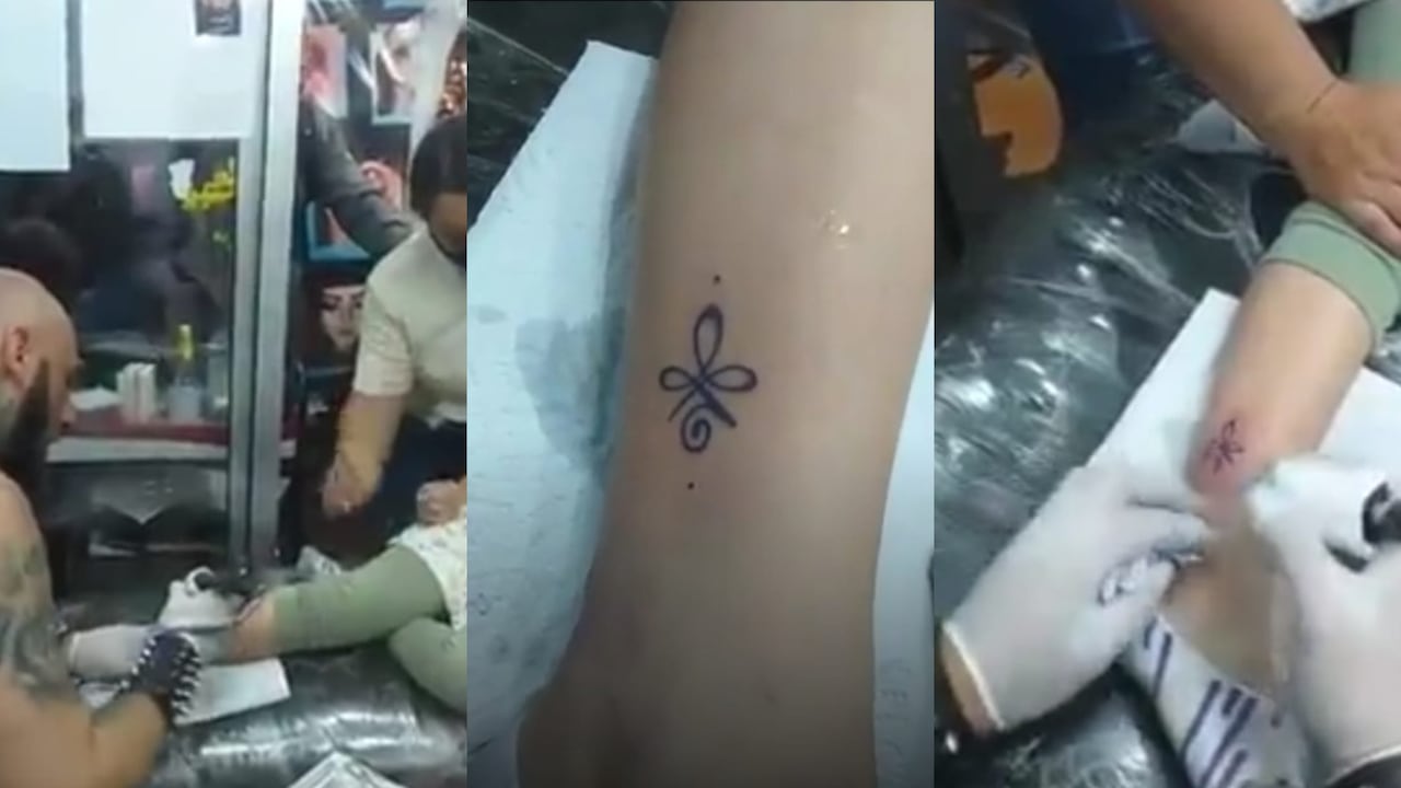 Usuarios de Facebook difundieron un video en el que se ve a una niña que fue llevada por sus padres a hacerse un tatuaje. Los hechos habrían ocurrido en Pereira.