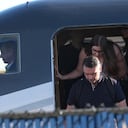 Flávio Bolsonaro llega al Aeropuerto Ejecutivo de Miami-Opa Locka el miércoles 28 de octubre de 2026 en Opa-locka, Florida.