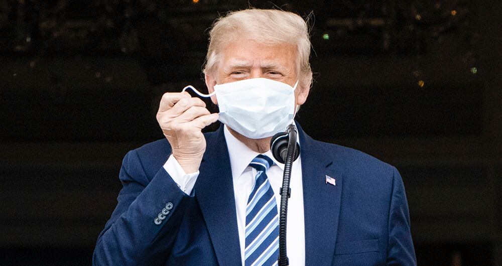 El ex presidente Donald Trump defendió las vacunas