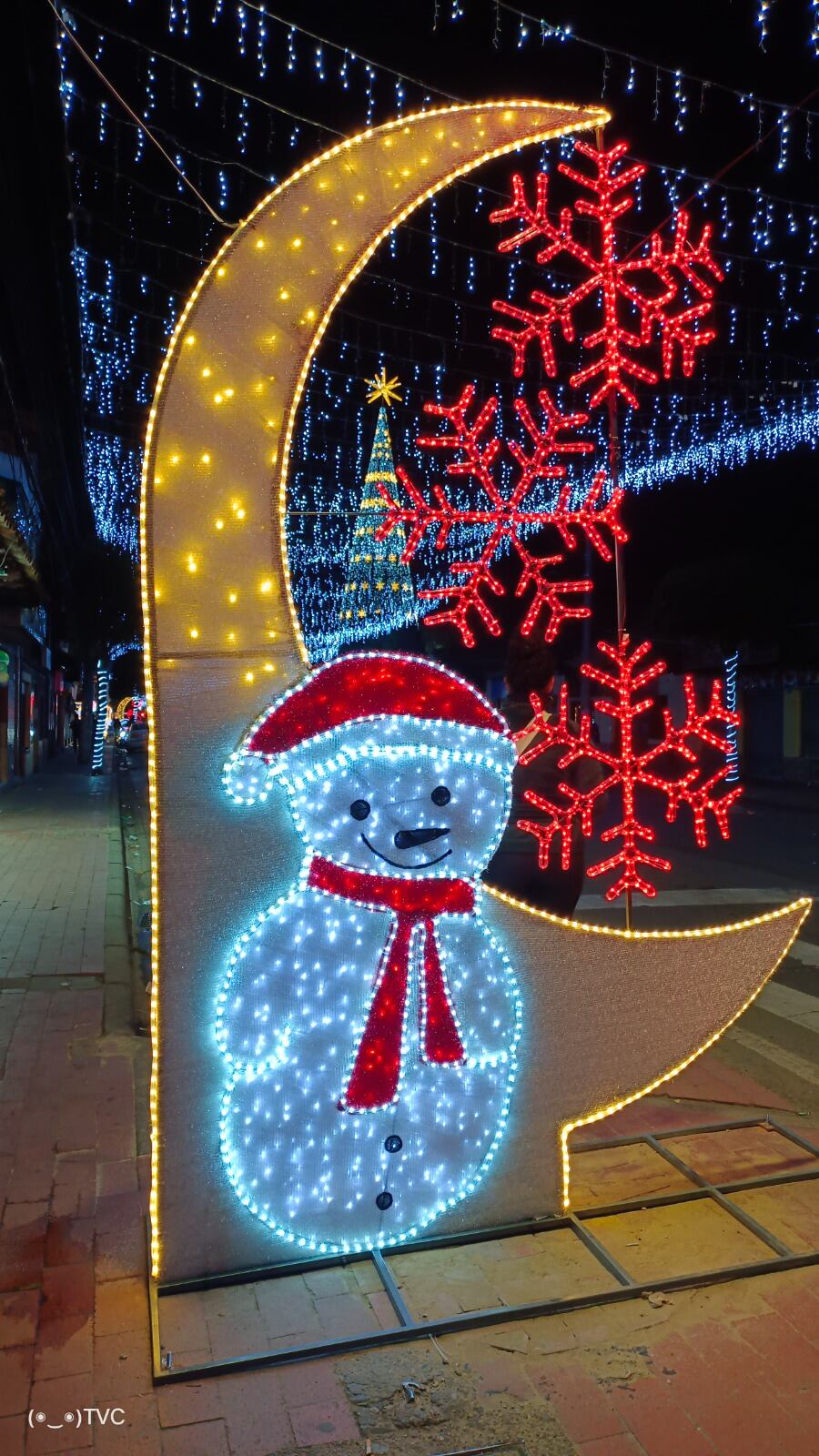 Alumbrado navideño en Cota, Cundinamarca