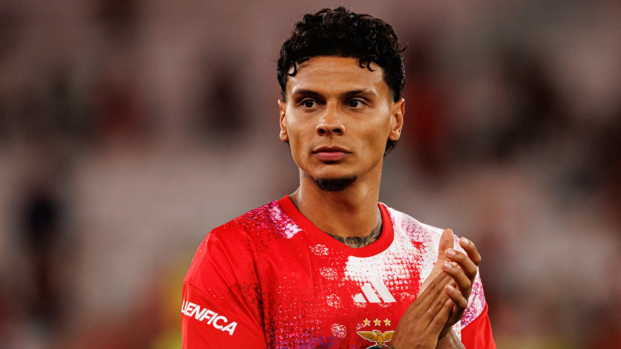 Richard Ríos, volante colombiano que pertenece a Benfica