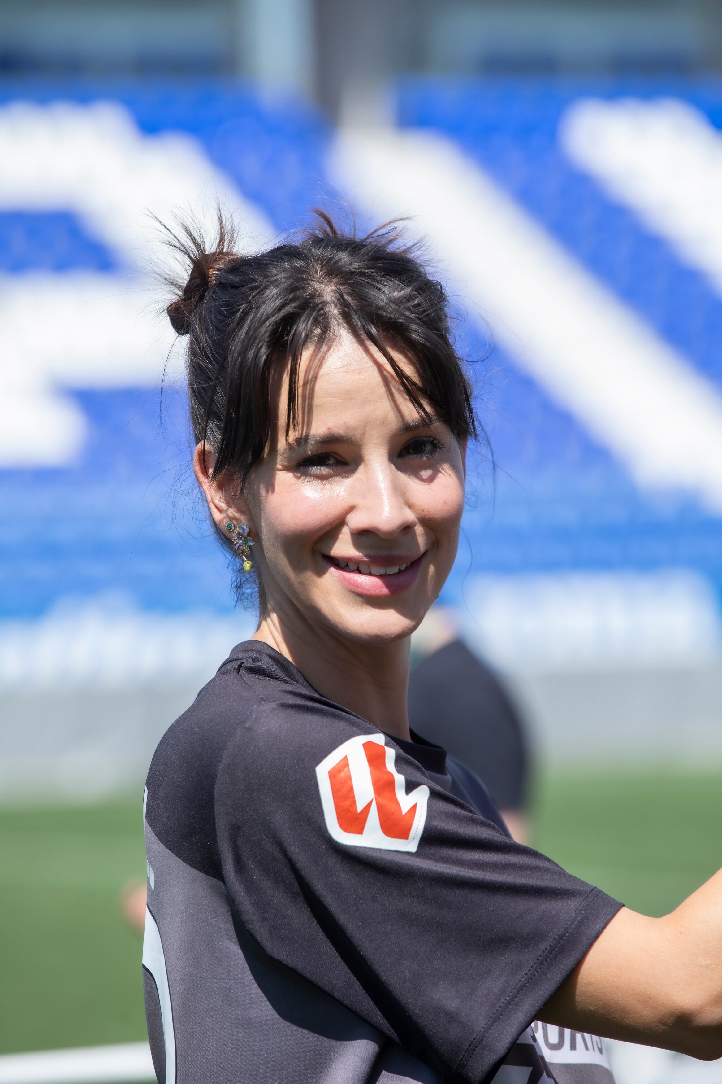 Luminosa, Laura Londoño anotó y adoró sumar a esta buena causa.