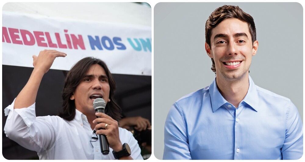 Albert Corredor y Juan Carlos Upegui, son candidatos a la Alcaldía de Medellín.