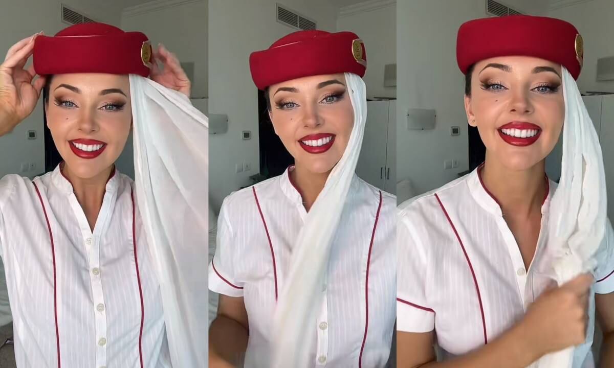 La azafata es tendencia en TikTok por los videos virales que publica en la plataforma