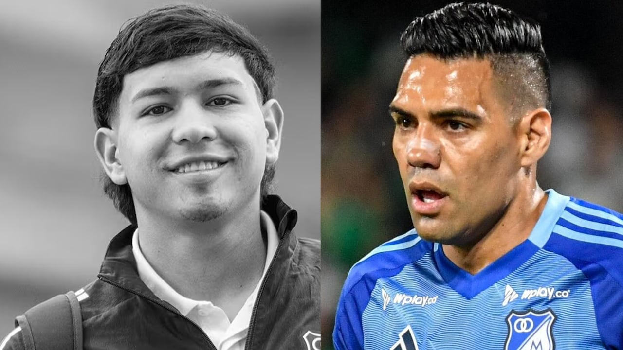 Radamel Falcao, referente de Millonarios, fue uno de los primeros en reaccionar a la muerte de Santiago Castrillón
