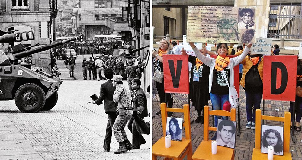    Sandra Beltrán es la hermana de Bernardo Beltrán, quien murió a sus 24 años en el Palacio de Justicia. Ella pide verdad, justicia y reparación. “Mientras estemos vivos, los desaparecidos vivirán”.
