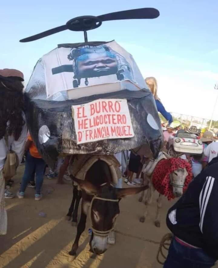 El burro Helicóptero ganó el primer puesto en el Festival