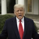 Video publicado por el Comité Selecto de la Cámara muestra al expresidente Trump grabando una declaración el 6 de enero de 2021, desde el Rose Garden.