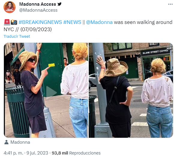 Foto: Twitter @MadonnaAccess.