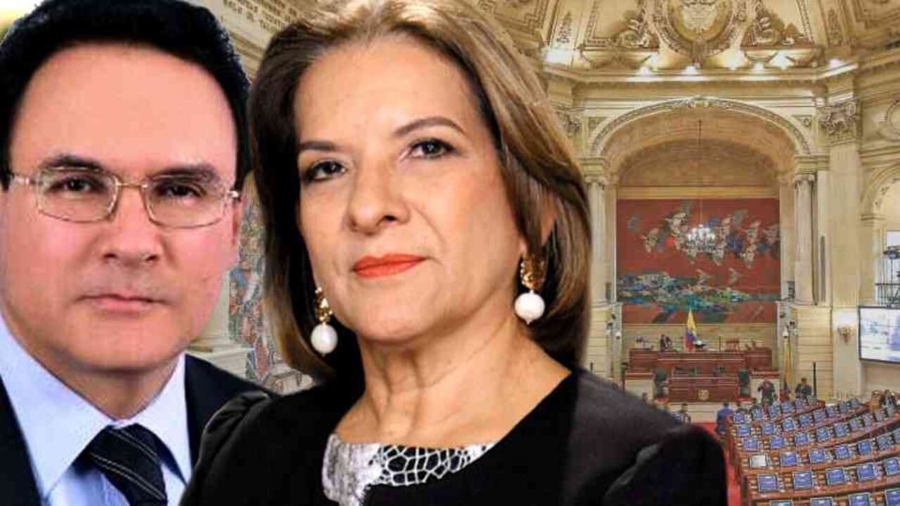 Marino Tadeo Lozano y la exministra de Justicia Margarita Cabello.