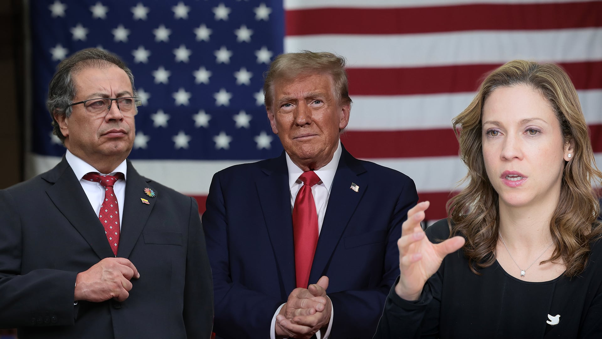 María Claudia Lacouture, Gustavo Petro Donald Trump