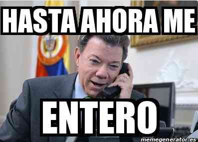 Sobre las declaraciones del presidente Juan Manuel Santos frente a los dineros de Odebrecht en su campaña