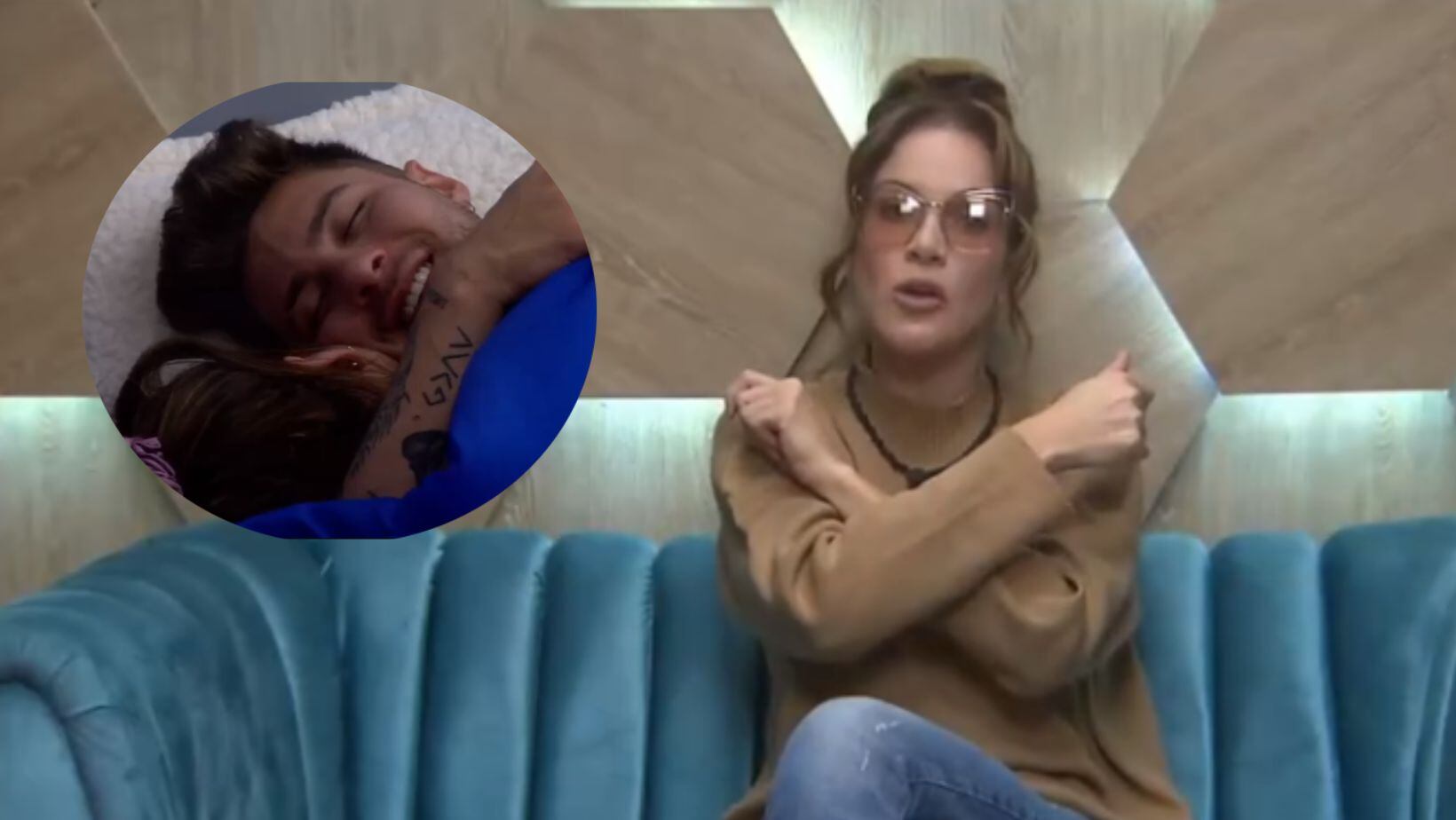 Nataly Umaña, en medio de besos y abrazos, sorprendió a Melfi con romántico sueño donde aparecían los dos