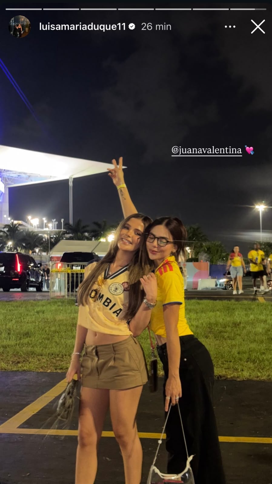 Luisa Duque y Juana Valentina