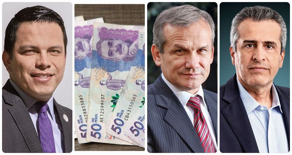 Sneyder Pinilla, Carlos Ramón González, Luis Fernando Velasco.