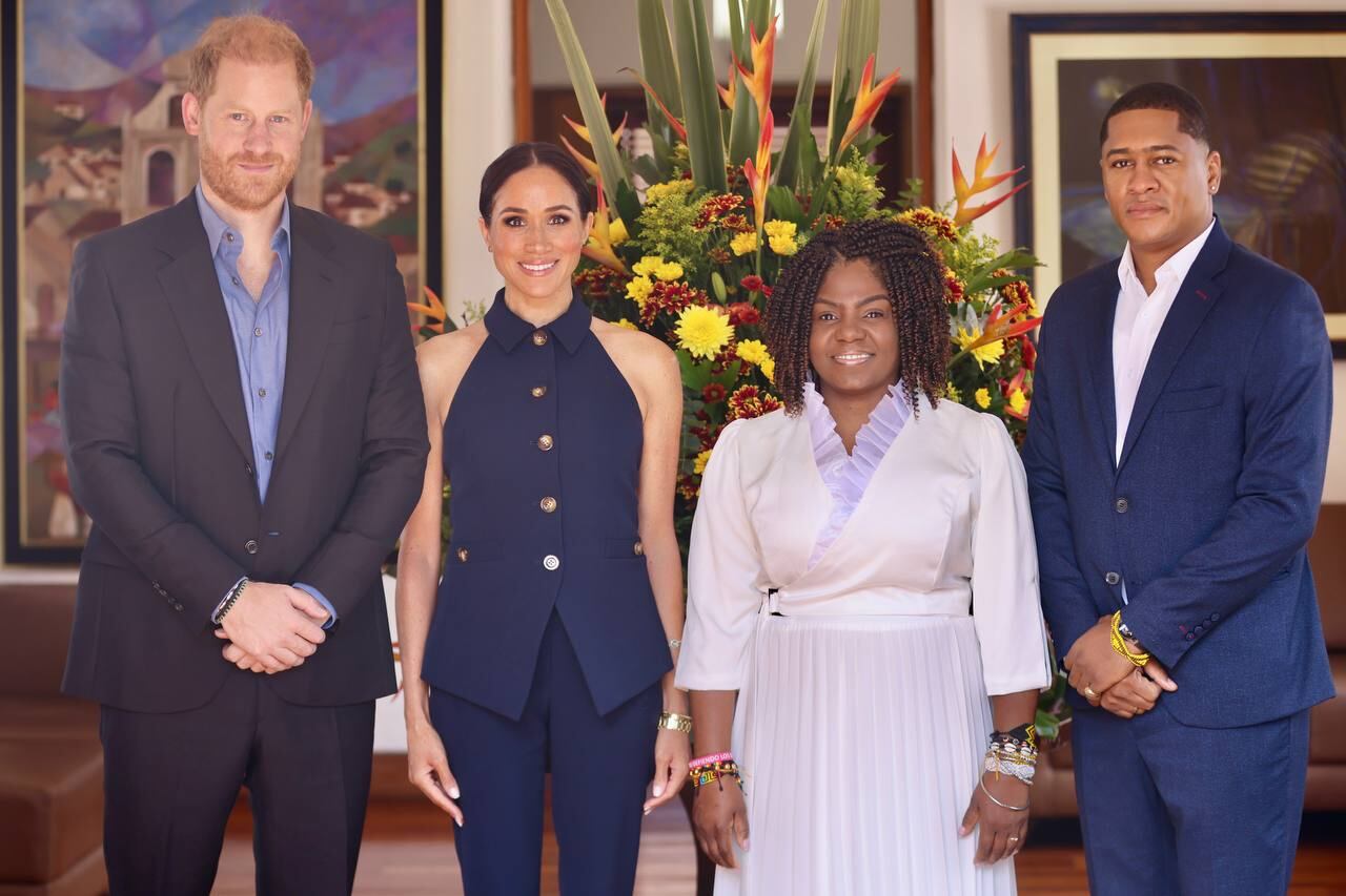 Encuentro de la Vicepresidenta y Ministra de Igualdad y Equidad, Francia Elena Márquez Mina y el príncipe Harry y Meghan, duque y duquesa de Sussex