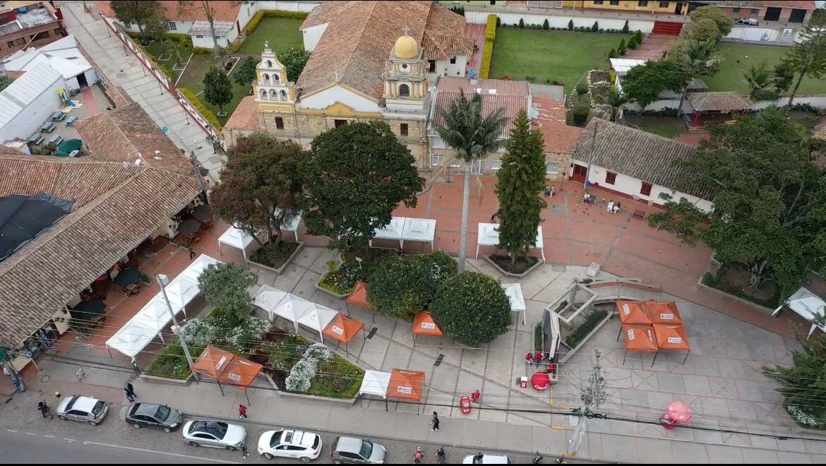 Vista aérea de Cota - Cundinamarca