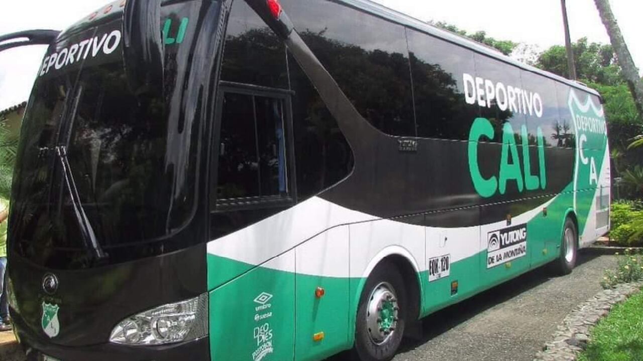 Bus Deportivo Cali. Foto: Deportivo Cali Oficial