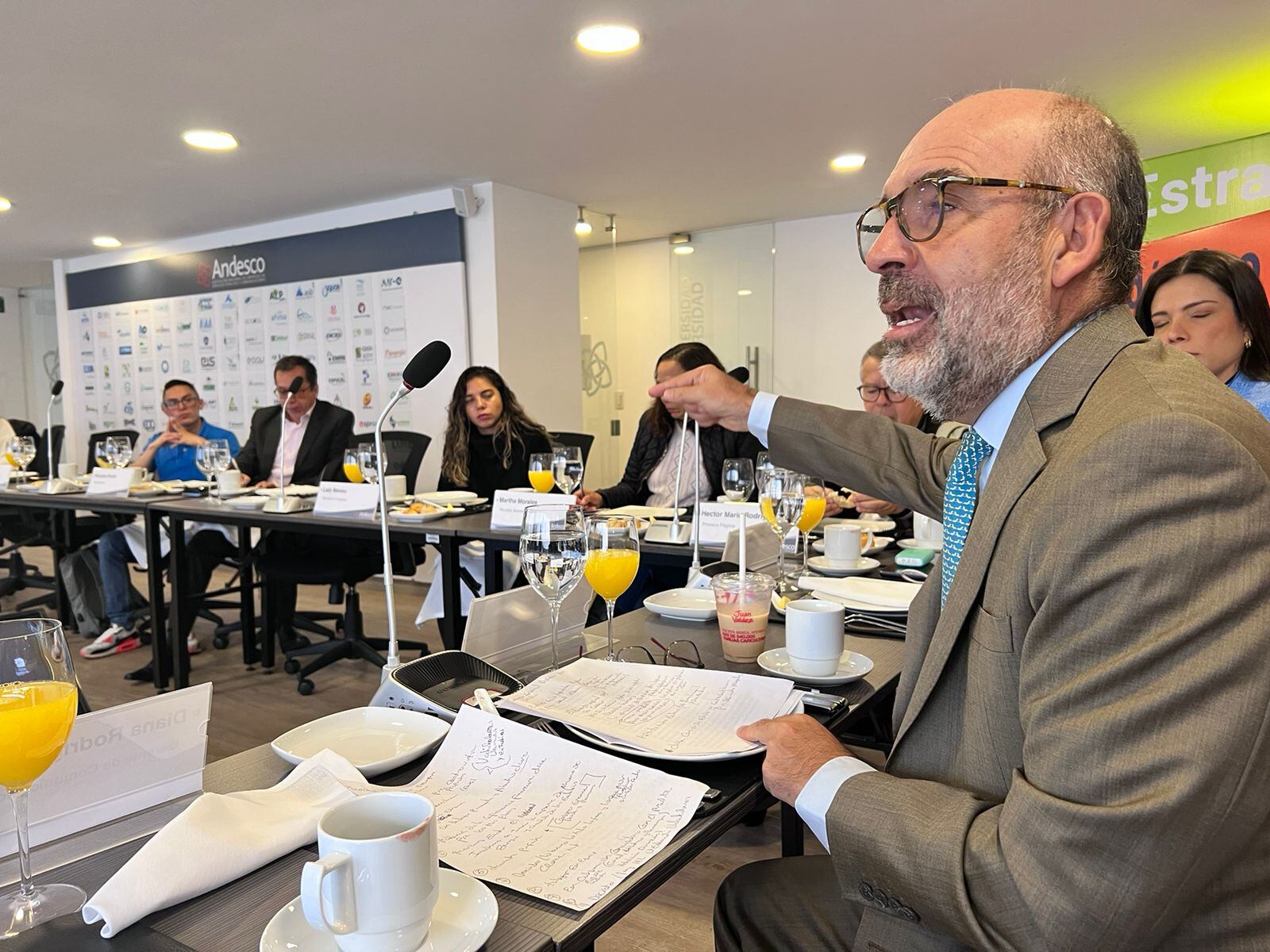 Camilo Sánchez, presidente de Andesco