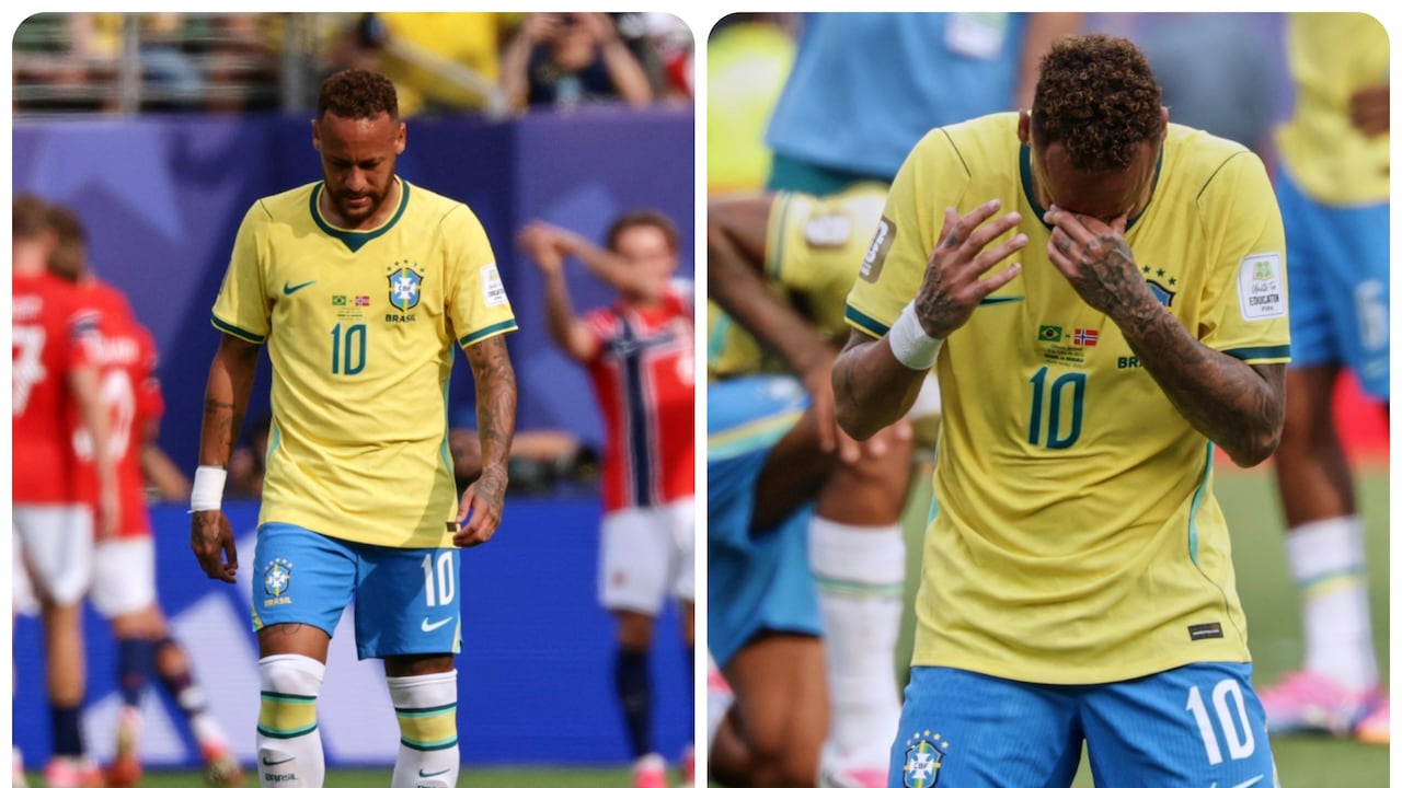 Neymar rompió en llanto.