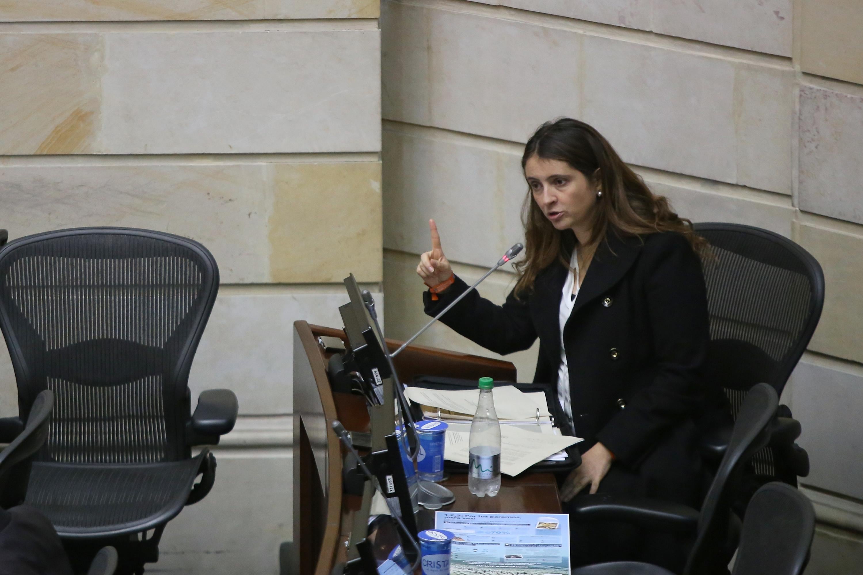 Paloma Valencia es una de las voces más críticas del presidente Gustavo Petro. 