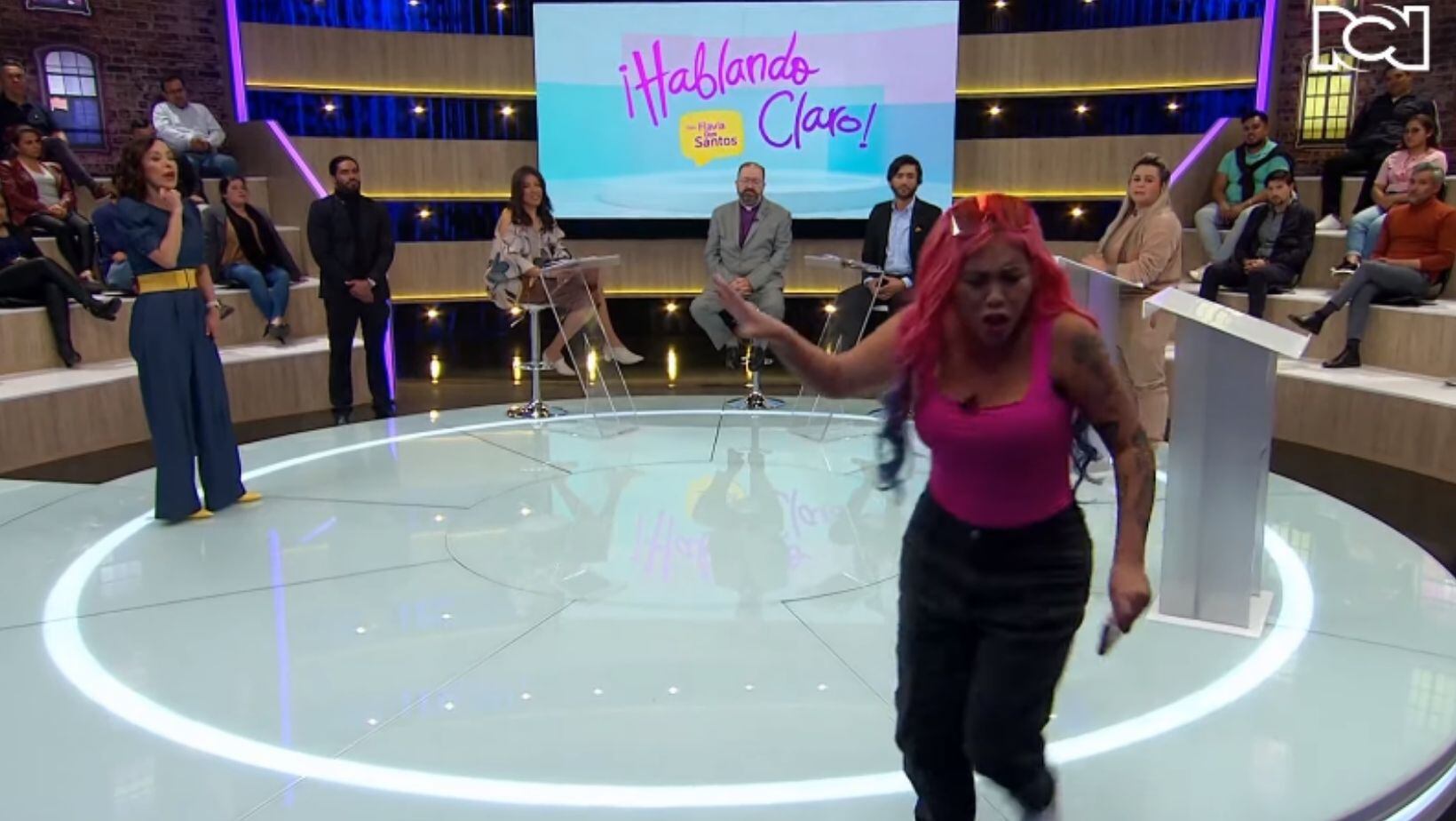 Yina Calderón explicó por qué salió furiosa del programa de Flavia Dos Santos