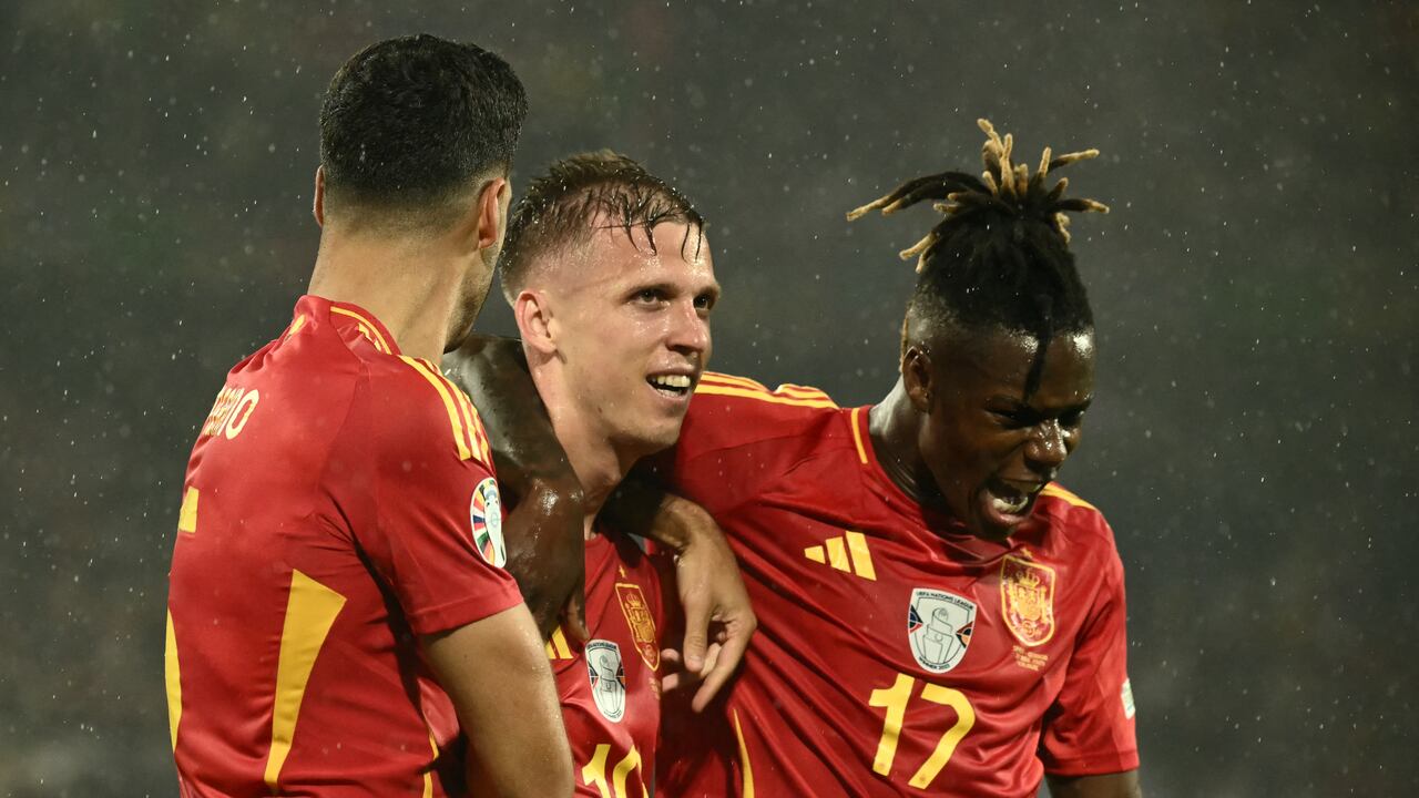 España goleó a Georgia.