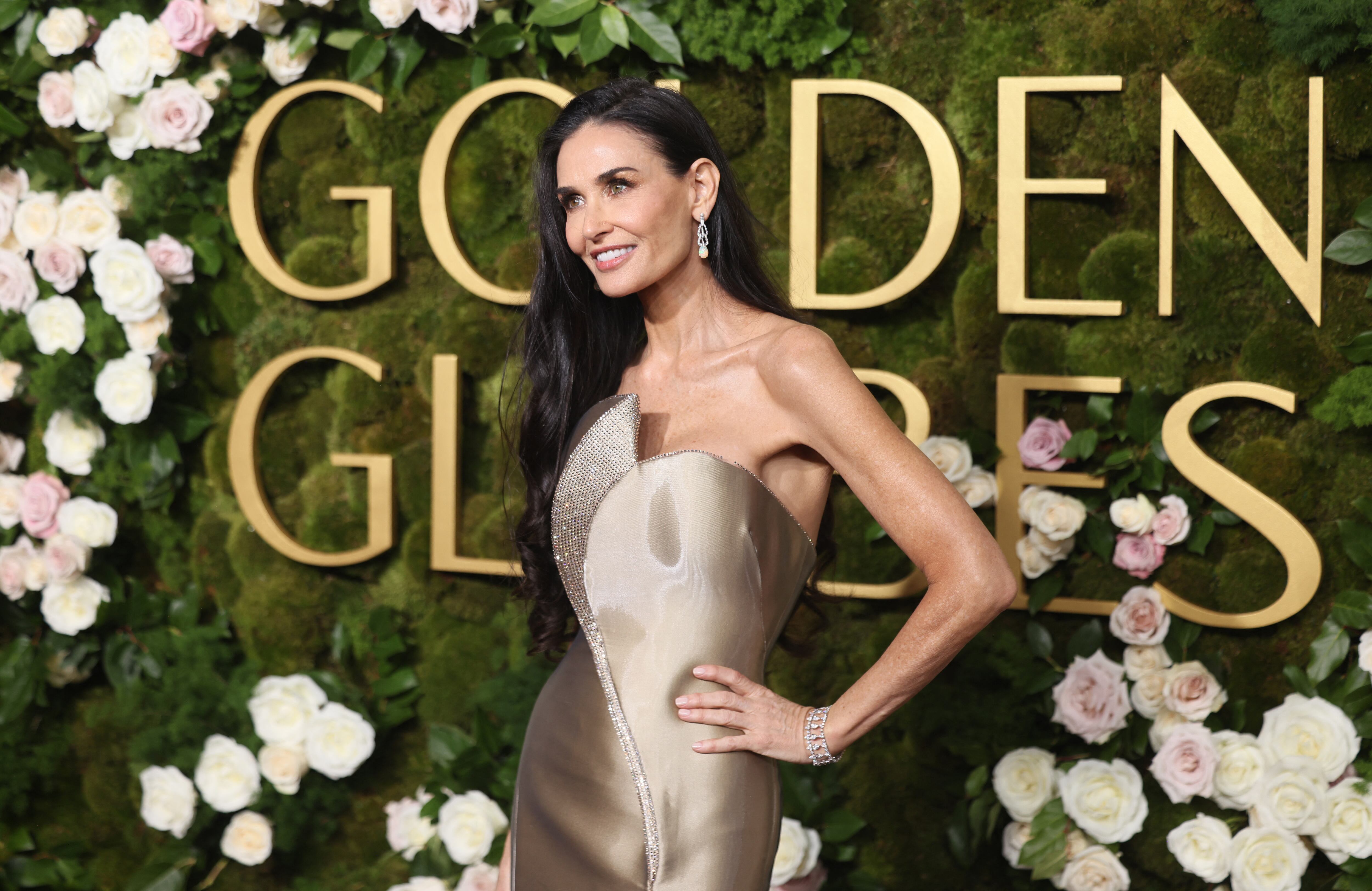 Demi Moore se consagró como la Mejor Actriz en un Musical o Comedia en la 82ª edición de los Globos de Oro.
