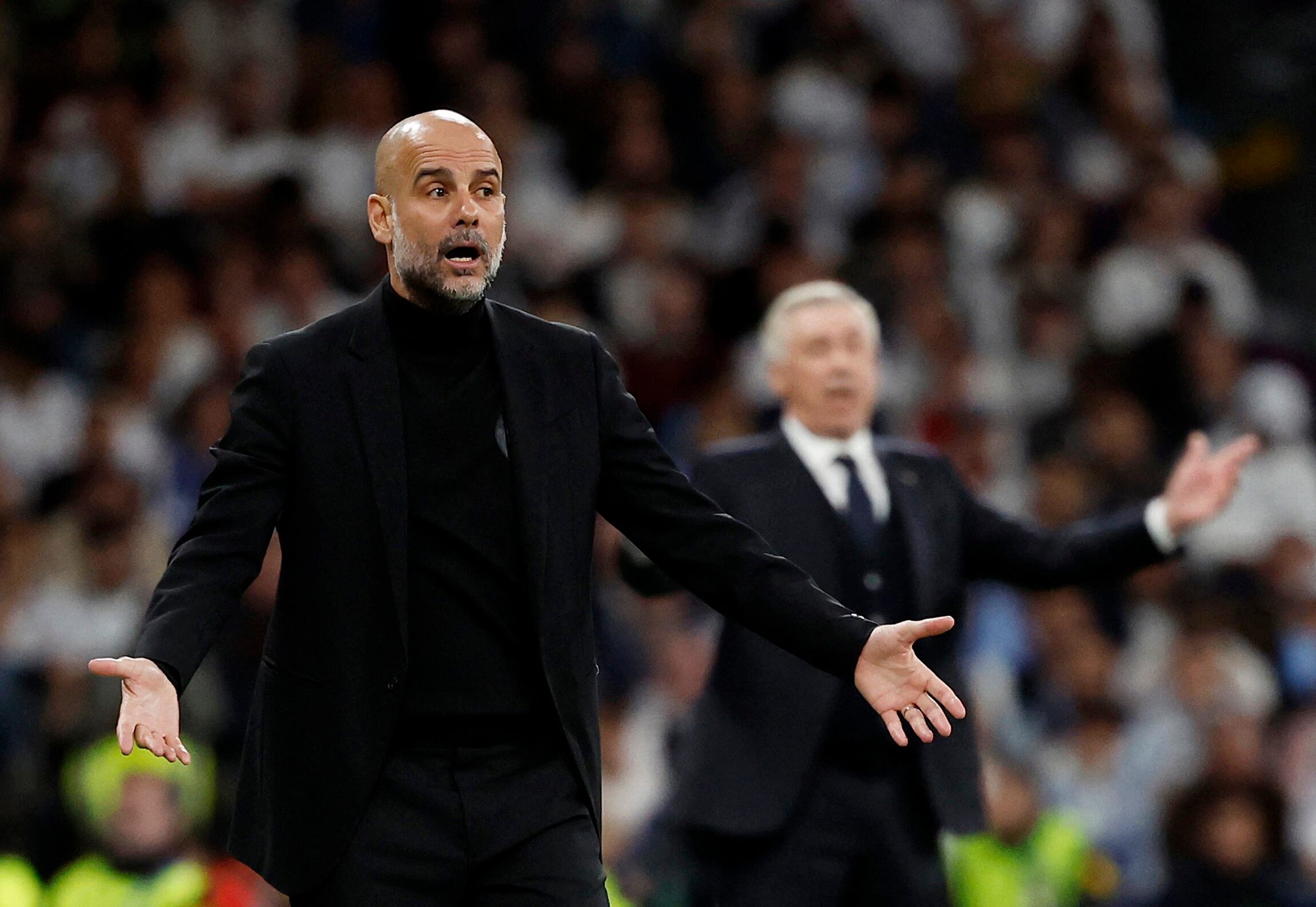 Champions League partido de ida cuartos de final entre Real Madrid y Manchester City