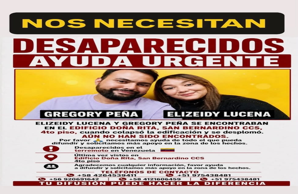 Si tiene información, por favor, comunicarse a los números compartidos o difundir para llegar a más personas.