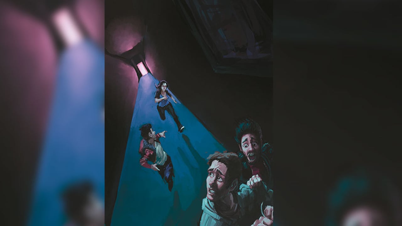 Ilustración de Reem de referencia sobre la habitación del pánico