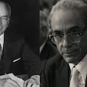 Lewis Strauss fue un empresario norteamericano de gran influencia en la Segunda Guerra Mundial. Foto: Getty Images y Universal Studios