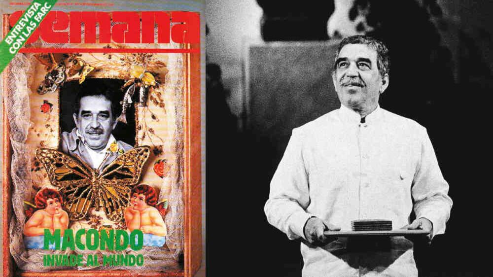 EDICIÓN 32 (1982) Homenaje a Gabo por el Nobel de Literatura. En las dos primeras décadas de existencia de SEMANA, Gabo colaboró con frecuencia y apareció varias veces en la portada.