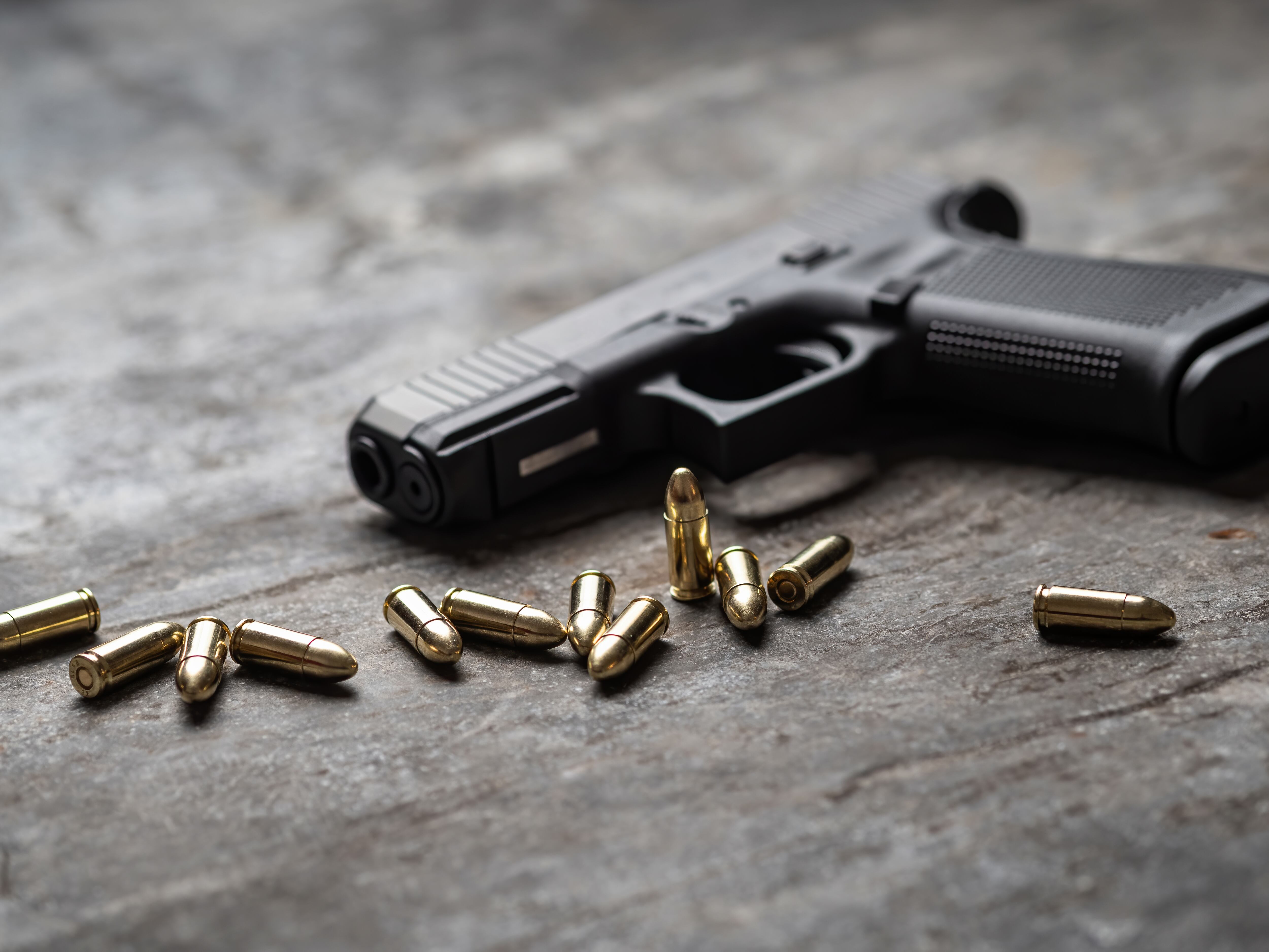 Esta pistola ya está en poder de las autoridades.